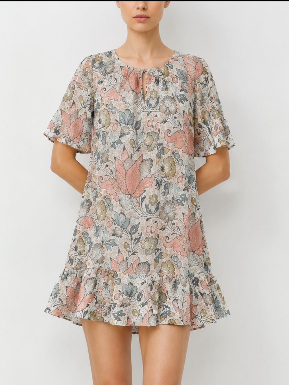 Ann Taylor LOFT floral dress size XS